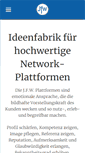 Mobile Screenshot of jfw-kommunikation.de